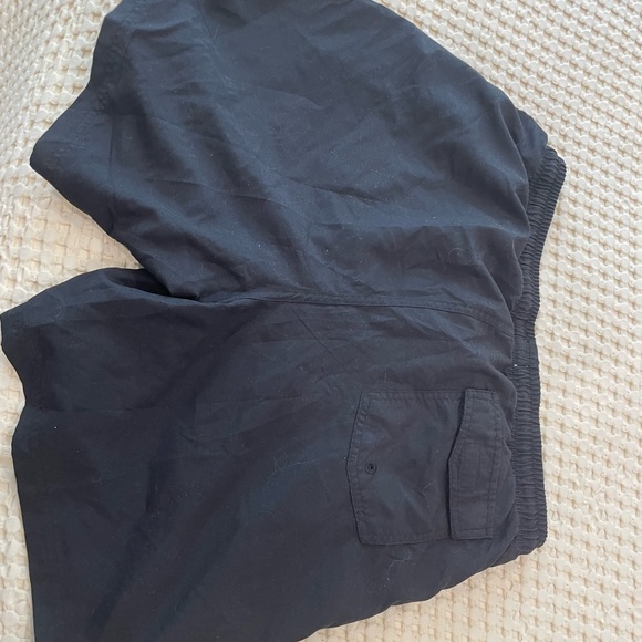 Men black swim trunks black club room. Worn once lightly used. 🩳 - Picture 3 of 3